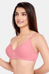 Juliet Padded Non-Wired Full Coverage T-Shirt Bra - Onion Pink — thumbnail 4
